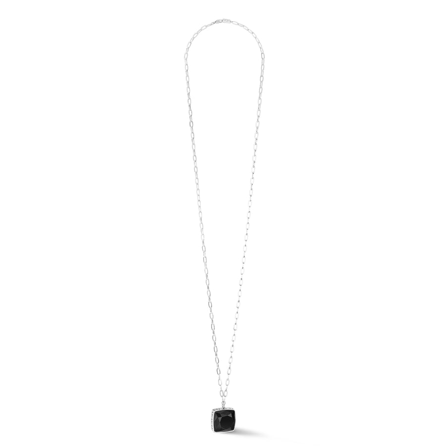 OE Amulet Square Onyx  Necklace