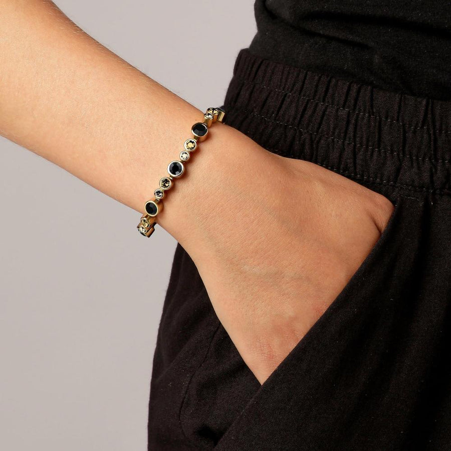 Teresia SG Golden/Black Bracelet