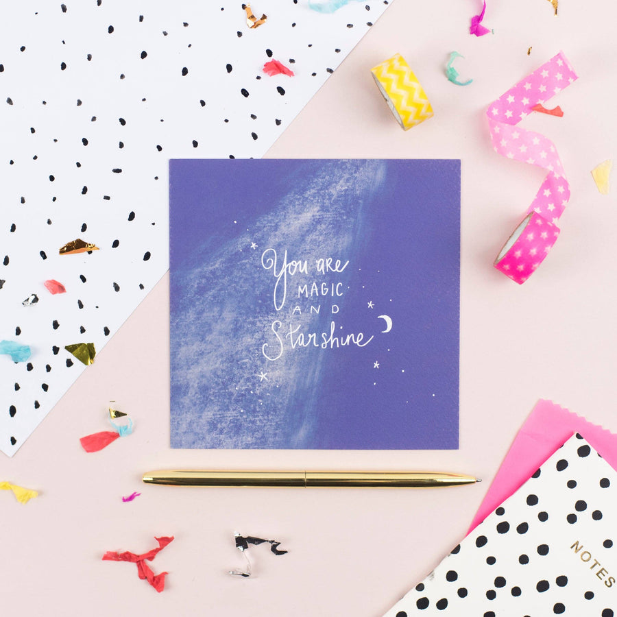 YOU ARE MAGIC AND STARSHINE Greeting Card