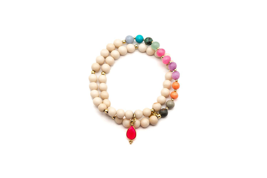 Mala Twin Sunburst Bracelet