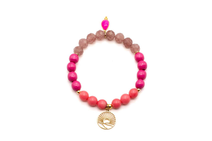 Mala Single Pink Bracelet