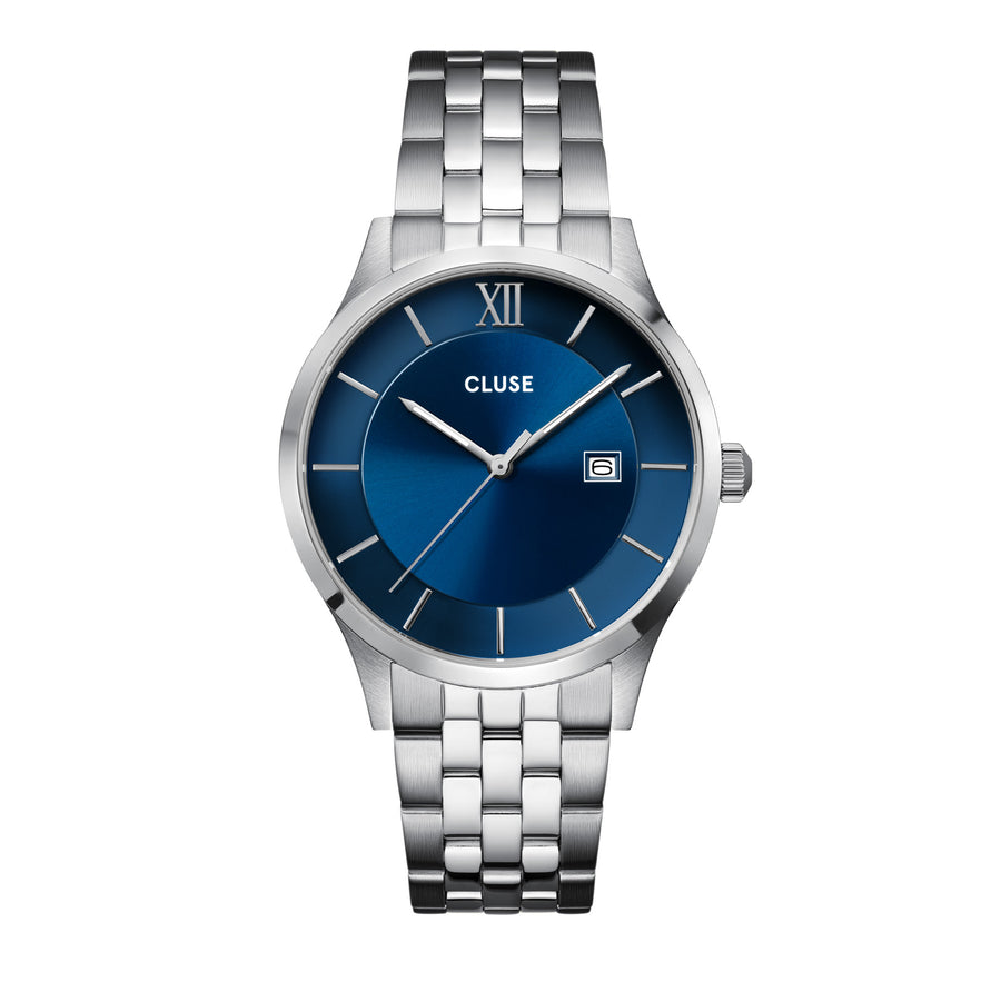 Aravis 3-Hand Watch, Blue, Silver Colour CW22701