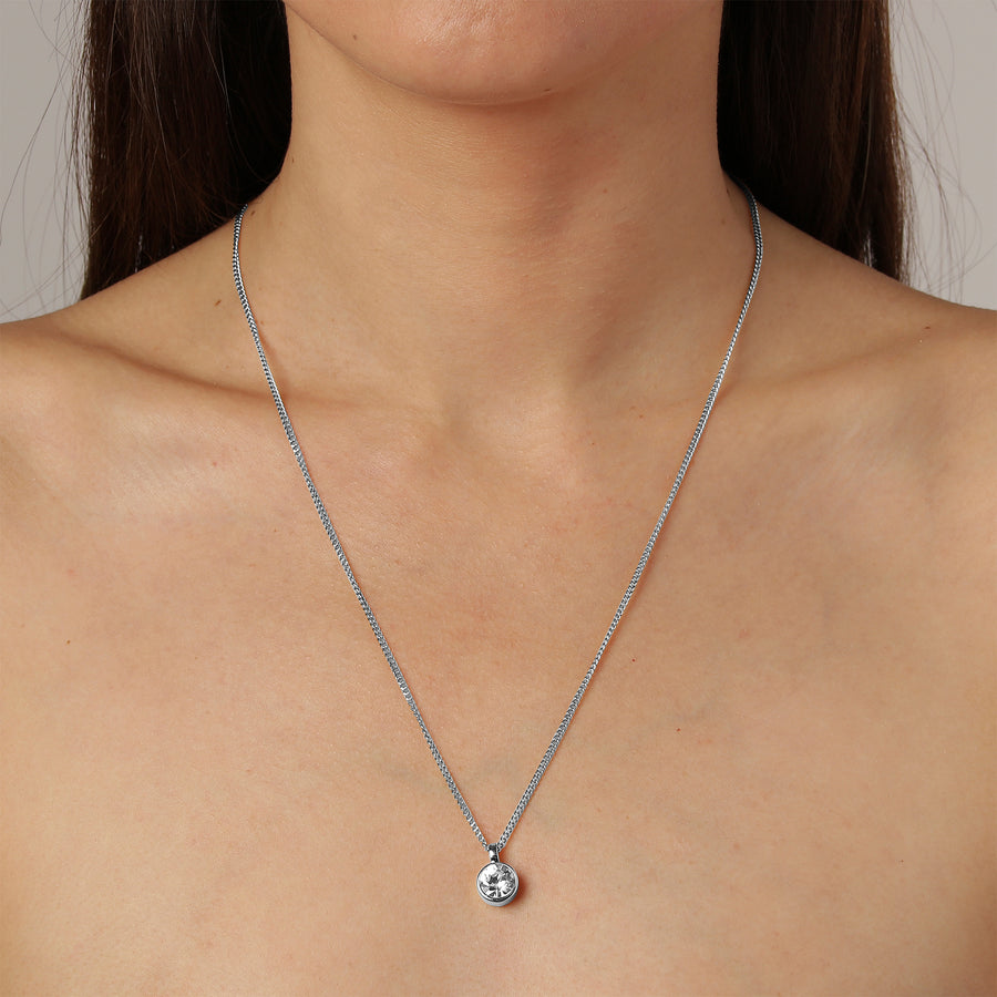 Ette SS Crystal Necklace