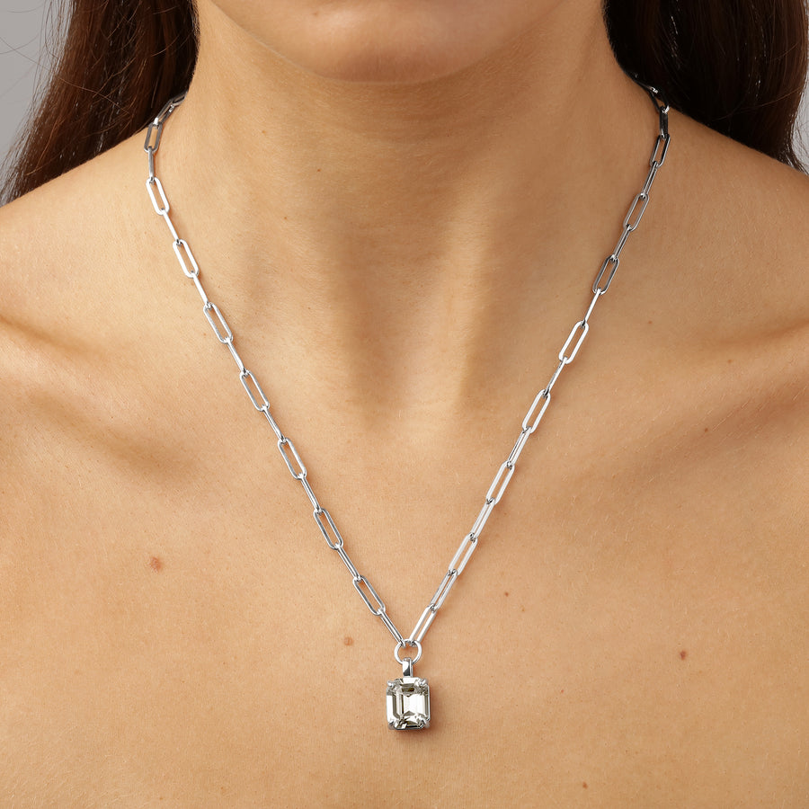 Octa SS Crystal Necklace