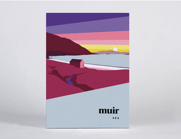 MUIR / SEA – 15 Thank you notecards with envelopes