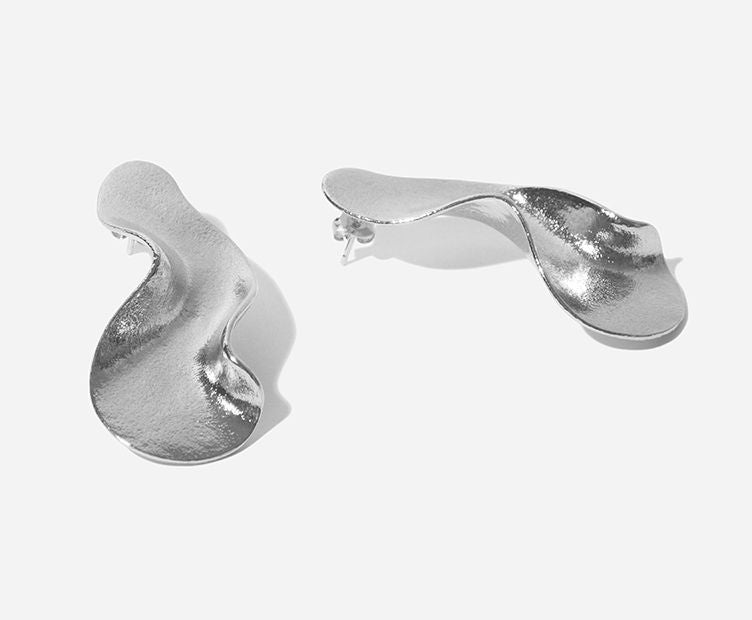 Briseis Silver Earrings